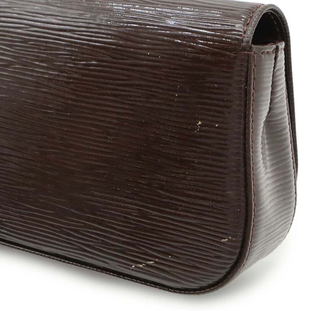 LOUIS VUITTON Authentic Brown Pochette Clutch Bag - Picture 9 of 10